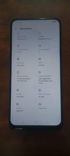 Oppo F11 Pro 6 128gb With Box And Charger