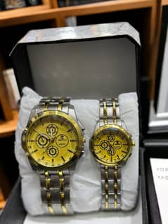 couple Movement Quartz Analogue Watch