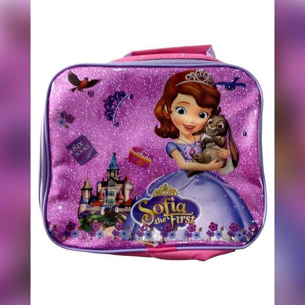 Multicolor Glitter Lunch Bag featuring Frozen Sophia