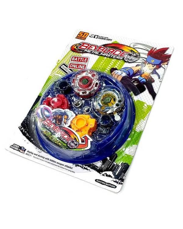 4-in-1 Metallic Burst Beyblade Set (Original) – Quality Spinning Tops