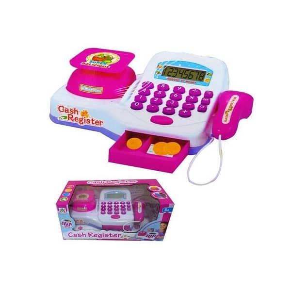 Digital Cash Register with Scanner and Credit Card Features
