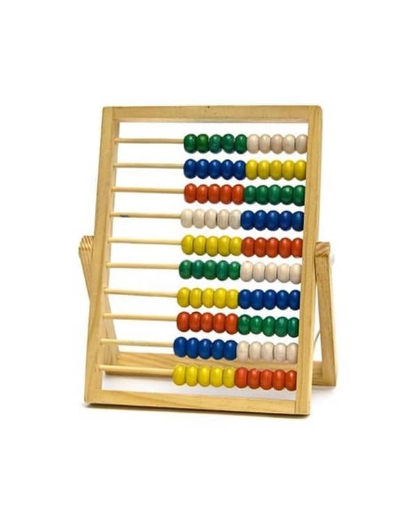 Colorful Wooden Abacus with Beads for Childrens' Counting Skills