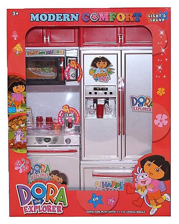 Planet X Dora's Kitchen Wonderland Set - 12-Inch Culinary Adventure Pretend Play Toy for Girls