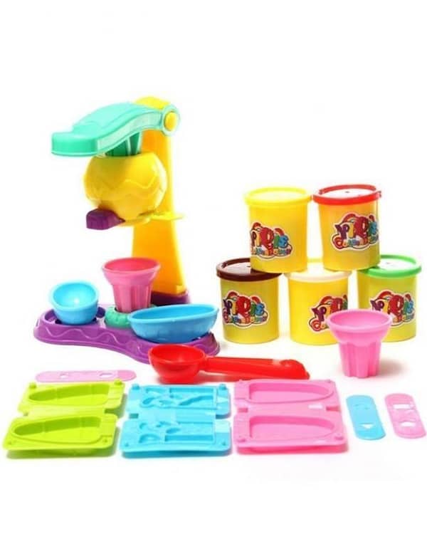 Color Clay Ice Cream Maker Set for Pretend Play