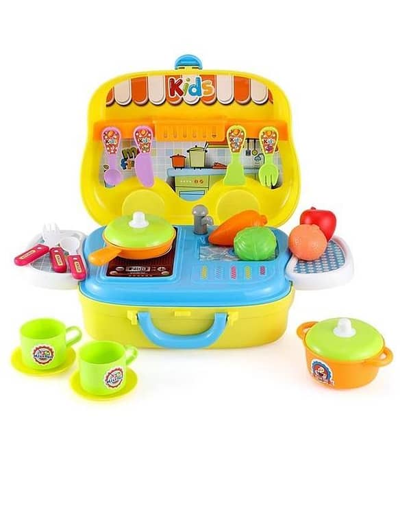 Yellow Kitchen Play Set Briefcase