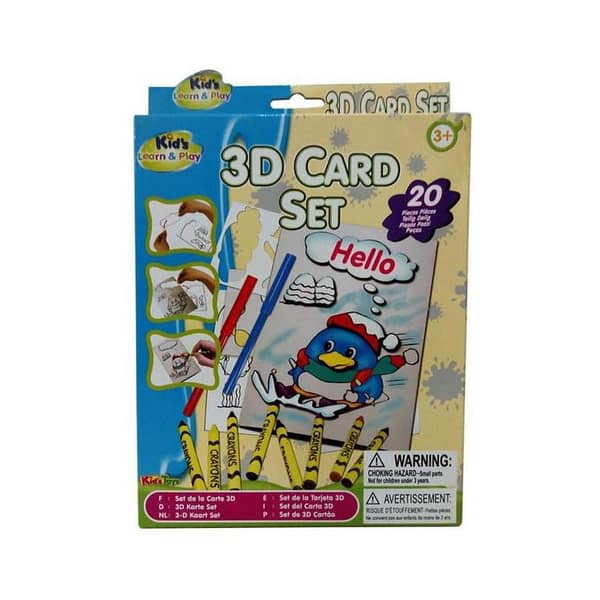 Planet X - Set of Multicolored 3D Art Cards