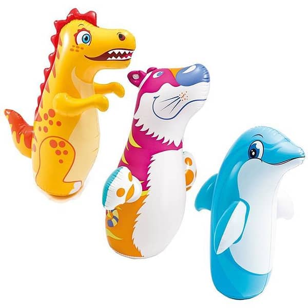 INTEX SAND BOBY 44670 | Inflatable Punching Bag for Kids, Sand-Filled Outdoor Toy