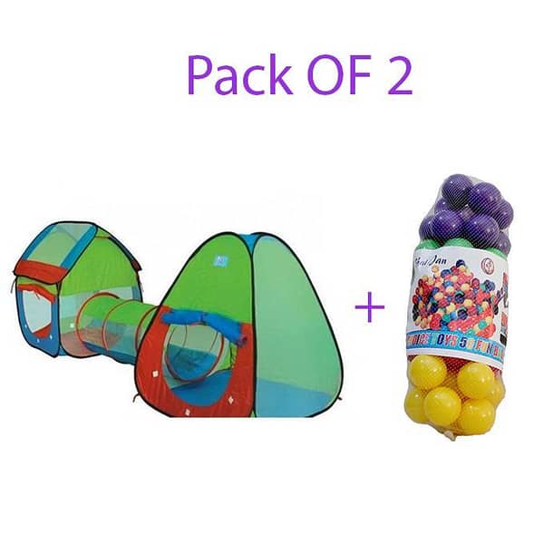 Planet X Shuttle Tunnel Play Tent with 50 Colorful Balls for Fun Adventures