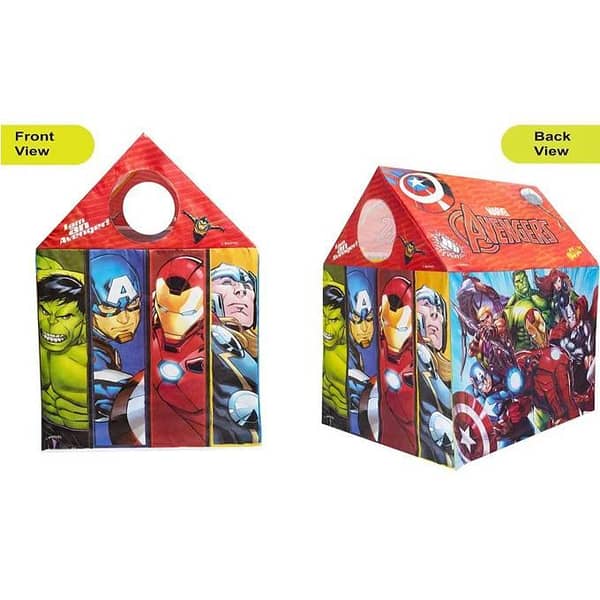 Jumbo Marvel Avengers PVC Vinyl Plastic Tent House Set for Kids with Connectors and Pipes