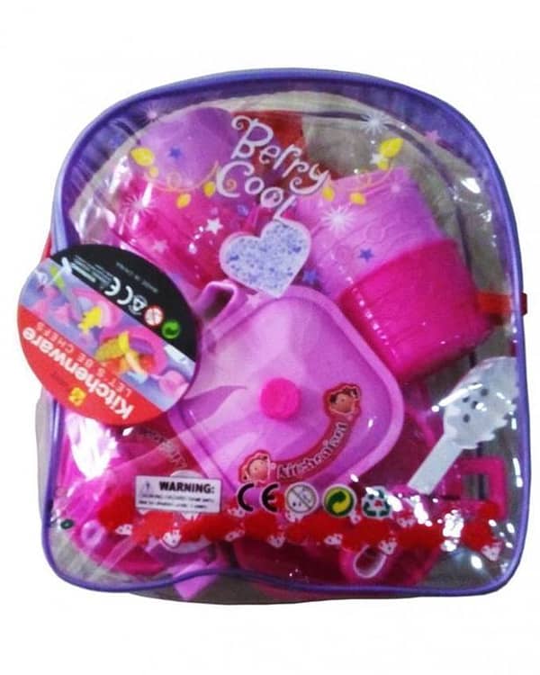 Kids' Pink Kitchen Set