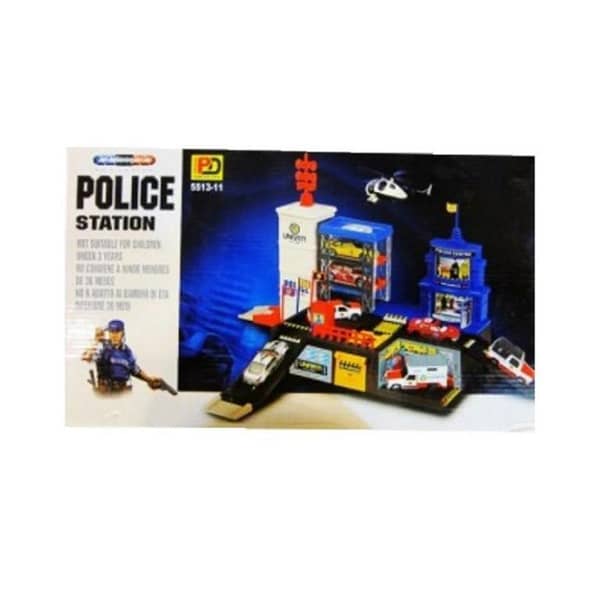 Multicolor Police Station Playset