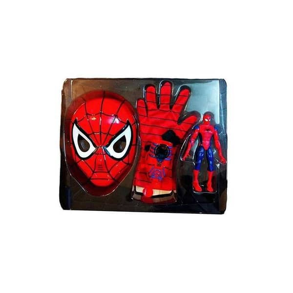 Spiderman Play Set with Mask and Action Gloves