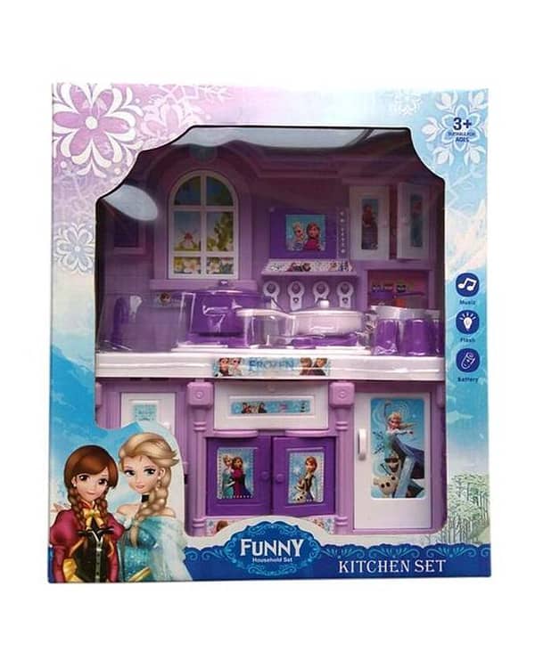 Purple Frozen Kitchen Set for Kids