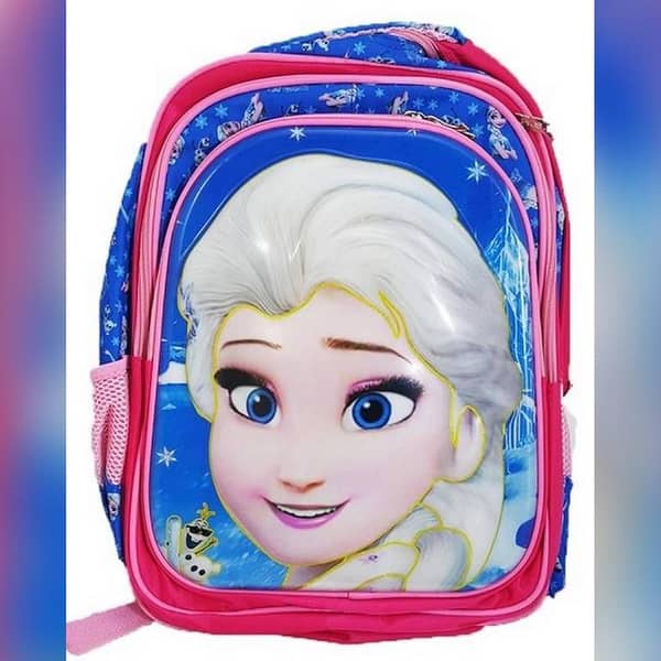 Blue School Bag Featuring Princess Elsa