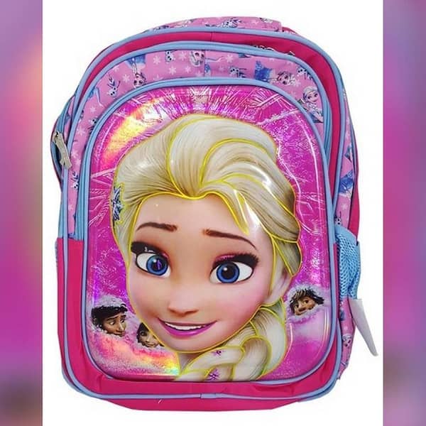 Pink School Bag featuring Princess Elsa