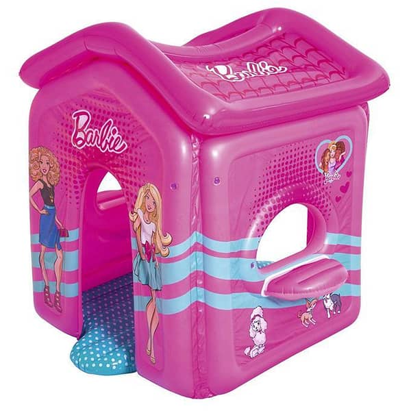 Bestway Barbie Malibu Playhouse Tent - Floor Standing, Pink | Suitable for Ages 3 and Above