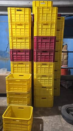 Plastic Crates 75 Liters Storage Capacity Brand New