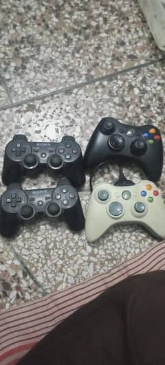 Xbox Controller Ps Controller with 4 Games