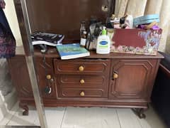 Original sheesham wood bed and dressing for sale