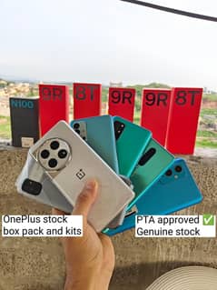 OnePlus 8, 8t, 8 pro, 9, 9R, 9 pro, N100. PTA approved