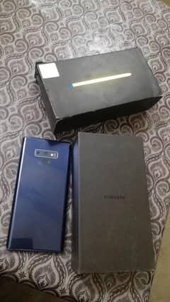 Samsung note 9 with box official pta approved