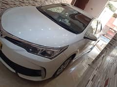 Toyota Corolla GLI MANUAL Model 2017-2018 White Color