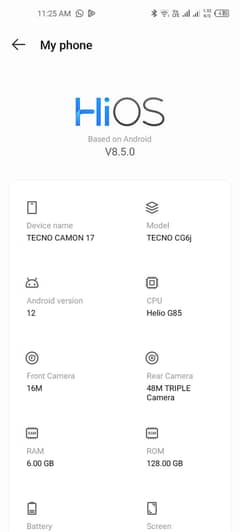 exchange possible ram6 rom 128  all ok