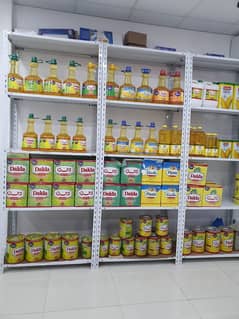Used Rask Crockery Racks Oil Racks Shopping Trolly Cash Counter
