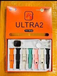 7 strap ultra watch with two games and delivery free is available
