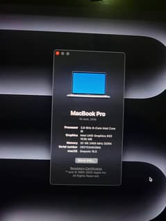 Macbook pro 15.4" 2018