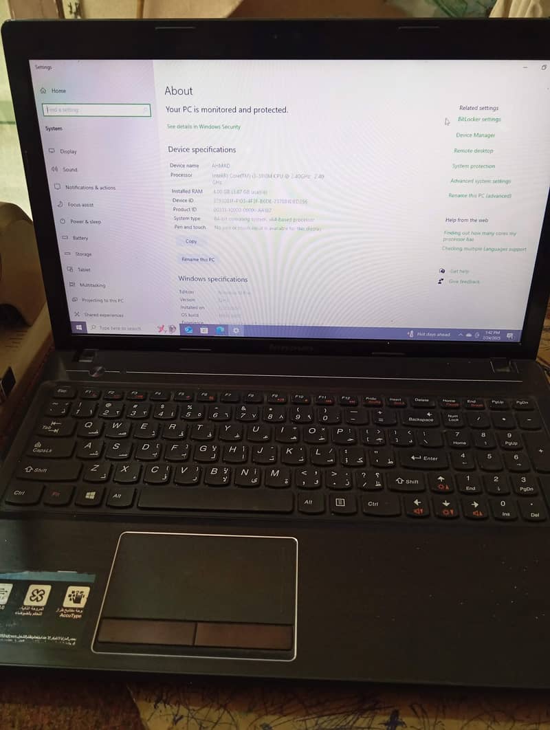 Lenevo G580 condition 10/10 cor i3 3rd generation 2