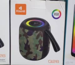 KISONLI Q-26 BLUETOOTH SPEAKERS 10W BEST HIGH BASS MODEL 03334804778