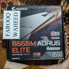 Gigabyte Aorus B550M Elite motherboard ryzen 7 AMD 5700G processor