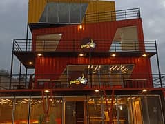 Restaurant container office container prefab double story workstation
