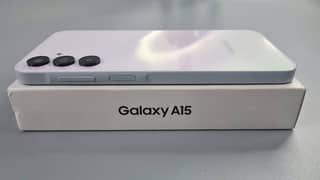 samsung a15 8GB Ram 256Gb storage 10 by 9 with box