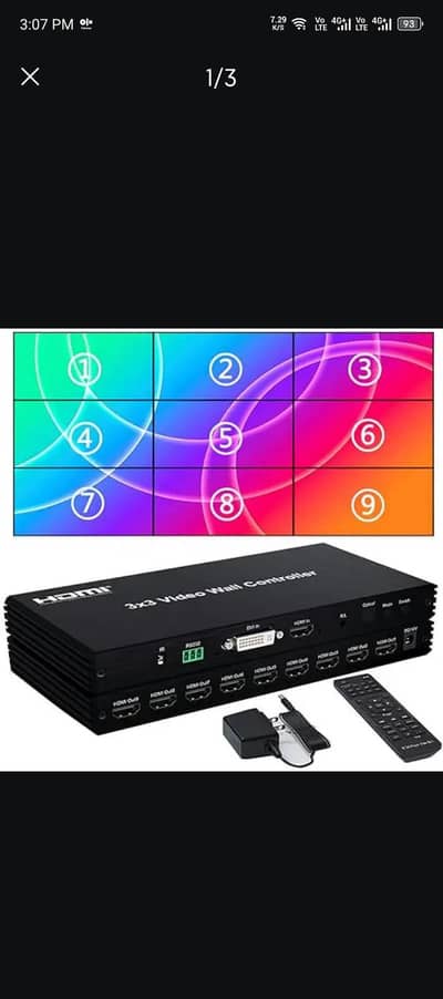 Video Wall Matrix Video Wall Controller SMD LED Video Wall Solution