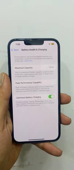 Apple iPhone 14 jv 128 GB 100% battery just boxed open