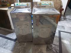 steel Washing machine & dryer