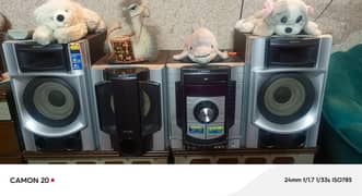 sony shake hi fi sound system home theater deck speakers