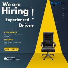 Experienced Driver Needed