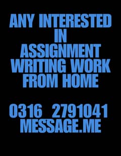 assignment work job