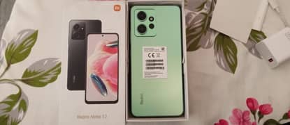 Redmi Note 12 New condition Box and Charger