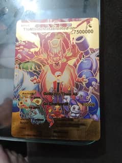 Rare Pokemon card ( the undefeatable Red)
