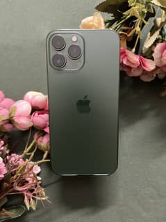 Iphone 13 Pro Max Alpine Green 10/10 Mint Condition Dual PTA 100% BH
