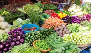 vegetable sale man
