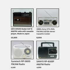 Vintage, Unique, and Rare Radios Collection with Excellent Reception