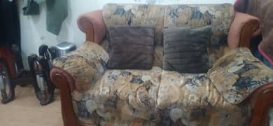 5 seater sofa and 3 tables