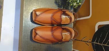 Traditional design Peshawari chappal ||  Camel color ||