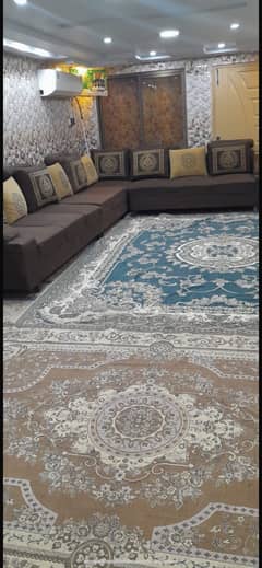 9 Seater L shaped sofa