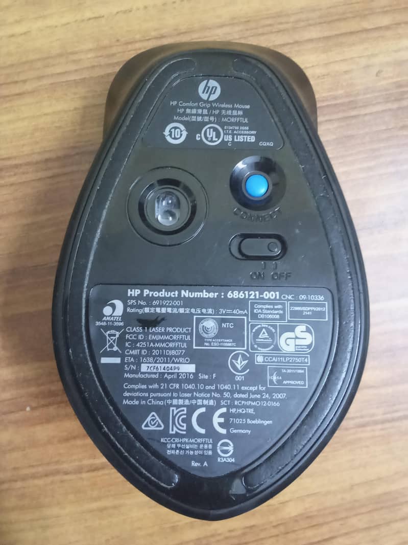 Hp/Logitech wireless mouse 6